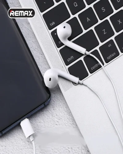Proda RX-L02 Type-C Wired Earphone - White - Image 4
