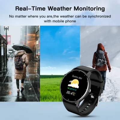 Smart Watch -Sport Fitness Smartwatch Sleep Heart Rate Monitor Waterproof Watches -It Can Connect Android, Apple, Xiaomi, Huawei, Oppo, Etc. With Bluetooth - Image 2