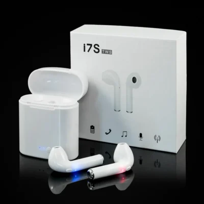 Earpods TWS I7s Twin Bluetooth Wireless Earphone Headset With Charging Box Stereo For Android & All Phones Wireless Earbuds With Noise Cancelling Microphone - Image 4