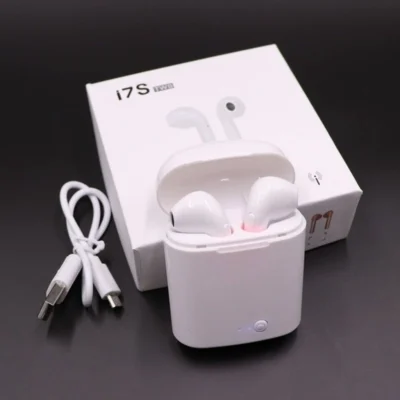 Earpods TWS I7s Twin Bluetooth Wireless Earphone Headset With Charging Box Stereo For Android & All Phones Wireless Earbuds With Noise Cancelling Microphone - Image 3