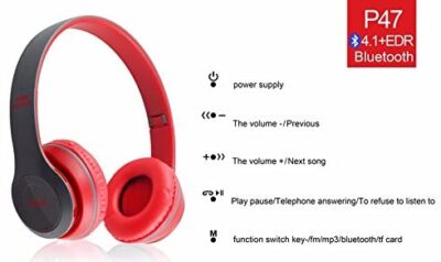 P47 – Wireless Bluetooth Stereo Headphones - Image 6