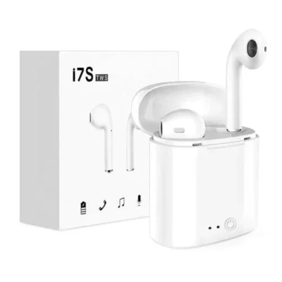 Earpods TWS I7s Twin Bluetooth Wireless Earphone Headset With Charging Box Stereo For Android & All Phones Wireless Earbuds With Noise Cancelling Microphone - Image 2
