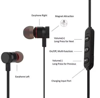 M5 Magnetic Wireless Bluetooth Earphones - Image 3