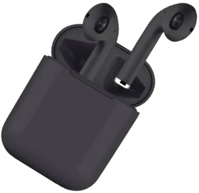 I12 TWS Ear Pods Black Edition Compatible With IOS & Android - Image 2