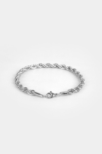 Home Rope Bracelet - Silver