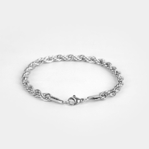 Home Rope Bracelet - Silver