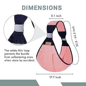 Home baby carrier sling soft, comfortable & adjustable with 3d mesh support